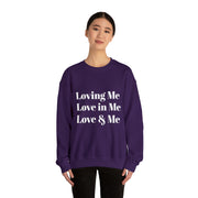 Loving, Love in, Love & Unisex Heavy Blend™ Crewneck Sweatshirt