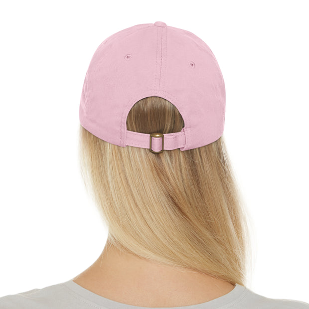 LoveMaker Dad Hat with Leather Patch (Rectangle)