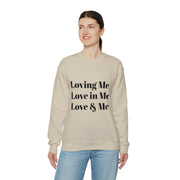Loving, Love in, Love & Unisex Heavy Blend™ Crewneck Sweatshirt