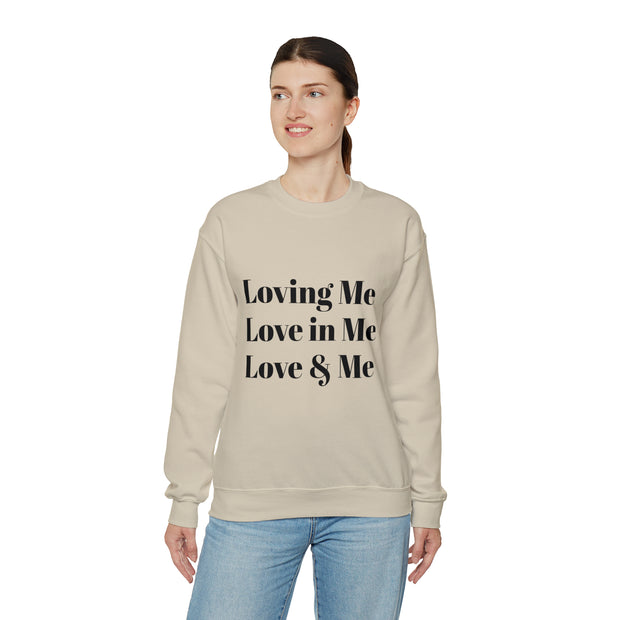 Loving, Love in, Love & Unisex Heavy Blend™ Crewneck Sweatshirt