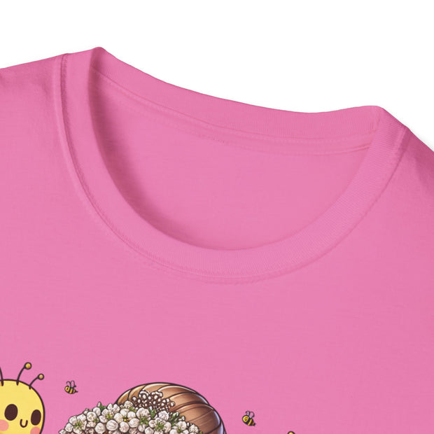 I Bee's the Bride to Bee Unisex Softstyle T-Shirt - Fun Wedding Theme Tee