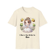 I Bee's the Bride to Bee Unisex Softstyle T-Shirt - Fun Wedding Theme Tee