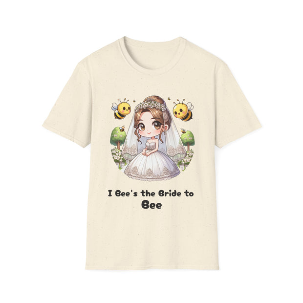I Bee's the Bride to Bee Unisex Softstyle T-Shirt - Fun Wedding Theme Tee