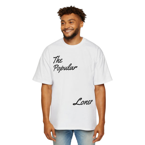 The Popular Loner Men's Heavy Oversized Tee