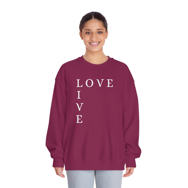 Love Live Unisex DryBlend® Crewneck Sweatshirt