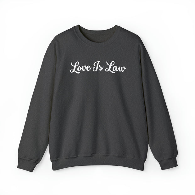 Love Is Law Unisex Heavy Blend™ Crewneck Sweatshirt