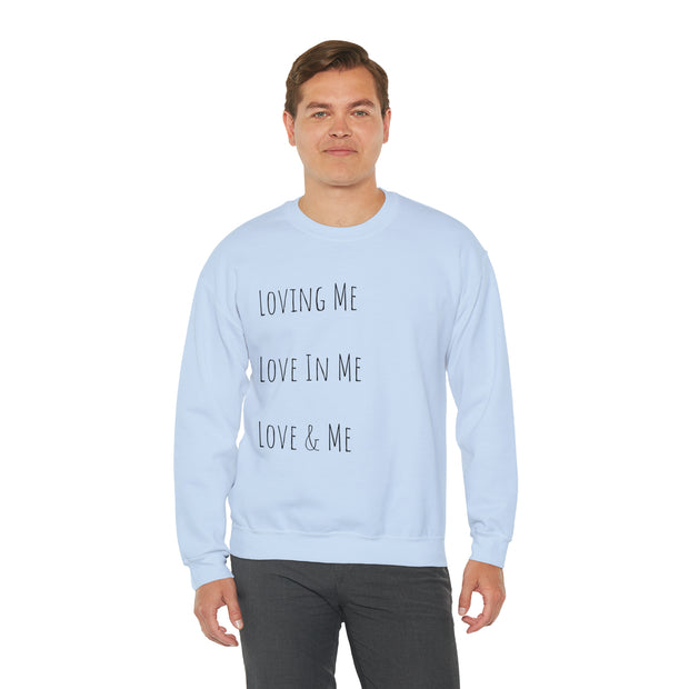 Loving, Love In, Love & Unisex Heavy Blend™ Crewneck Sweatshirt