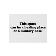Healing or Military Outdoor Rug