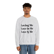 Loving, Love in, Love & Unisex Heavy Blend™ Crewneck Sweatshirt