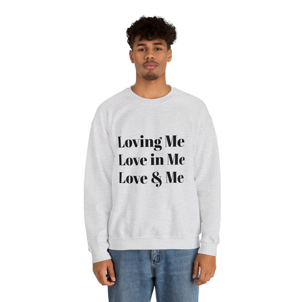 Loving, Love in, Love & Unisex Heavy Blend™ Crewneck Sweatshirt