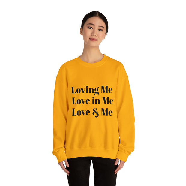Loving, Love in, Love & Unisex Heavy Blend™ Crewneck Sweatshirt
