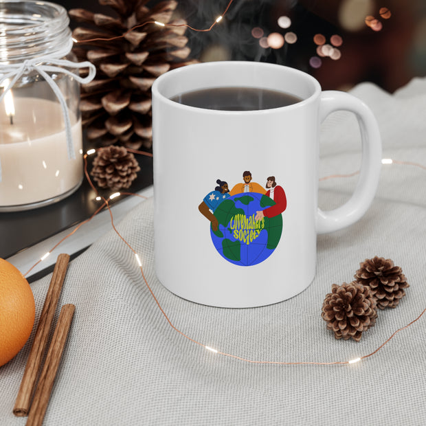 LoveMakers Society Logo Diversity Celebration Mug - 11oz Coffee Cup