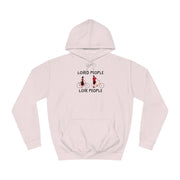 Loved People Love People Unisex College Hoodie