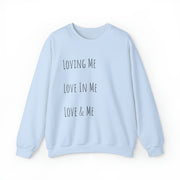 Loving, Love In, Love & Unisex Heavy Blend™ Crewneck Sweatshirt