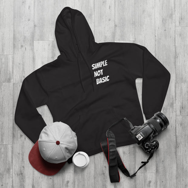 Simple Not Basic Unisex Pullover Hoodie