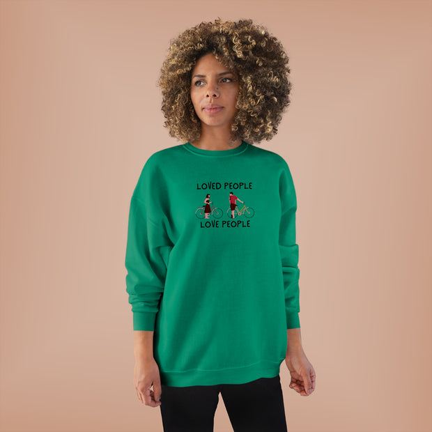 Loved People Love People Unisex EcoSmart® Crewneck Sweatshirt