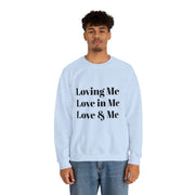Loving, Love in, Love & Unisex Heavy Blend™ Crewneck Sweatshirt