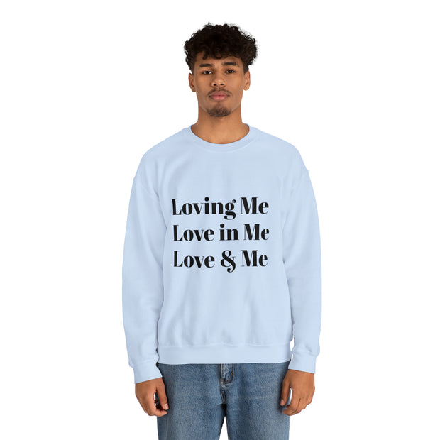 Loving, Love in, Love & Unisex Heavy Blend™ Crewneck Sweatshirt