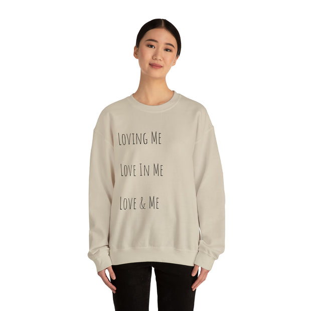 Loving, Love In, Love & Unisex Heavy Blend™ Crewneck Sweatshirt