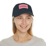 LoveMaker Dad Hat with Leather Patch (Rectangle)