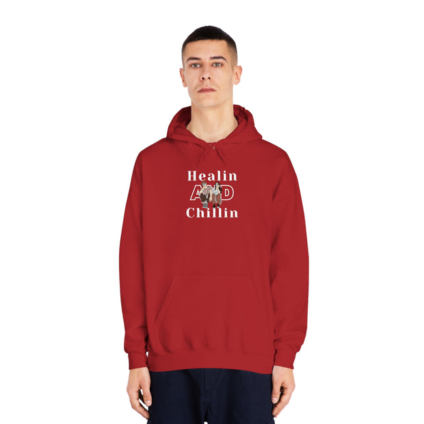 Healin and chillin Unisex DryBlend® Hooded Sweatshirt