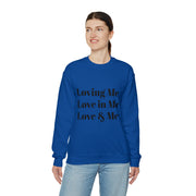 Loving, Love in, Love & Unisex Heavy Blend™ Crewneck Sweatshirt