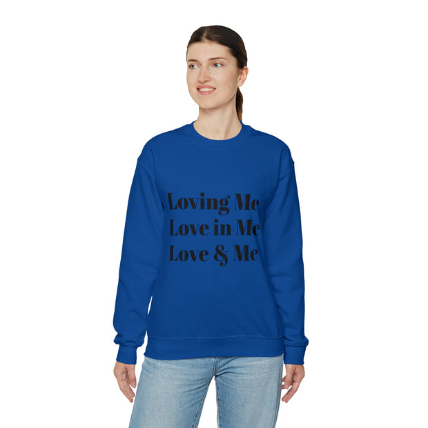 Loving, Love in, Love & Unisex Heavy Blend™ Crewneck Sweatshirt