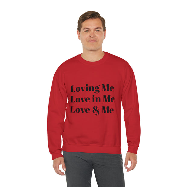 Loving, Love in, Love & Unisex Heavy Blend™ Crewneck Sweatshirt