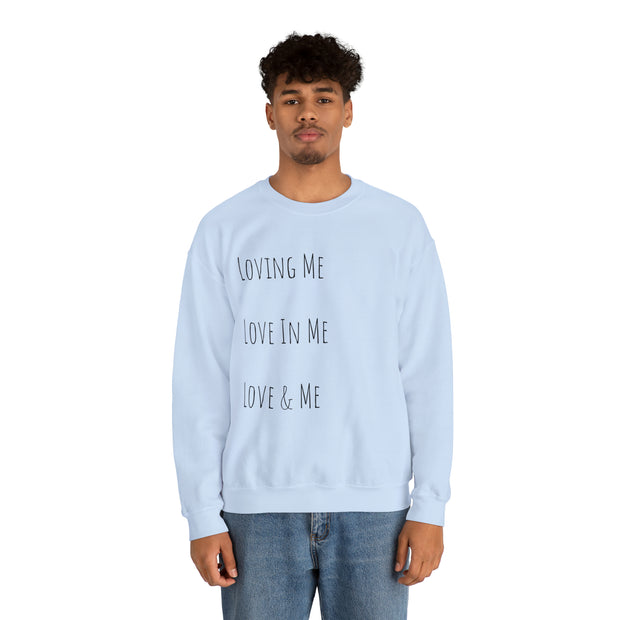 Loving, Love In, Love & Unisex Heavy Blend™ Crewneck Sweatshirt