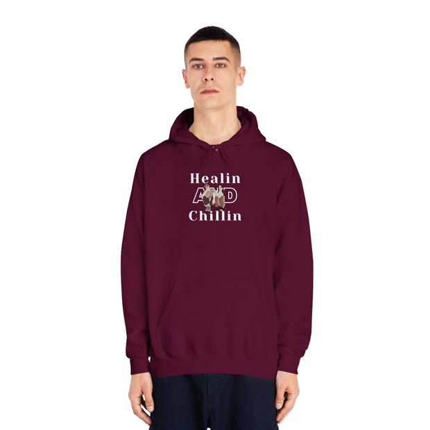 Healin and chillin Unisex DryBlend® Hooded Sweatshirt