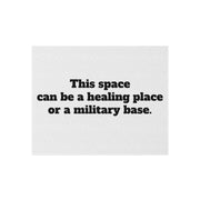 Healing or Military Outdoor Rug