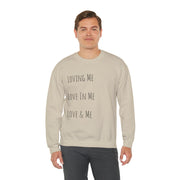 Loving, Love In, Love & Unisex Heavy Blend™ Crewneck Sweatshirt