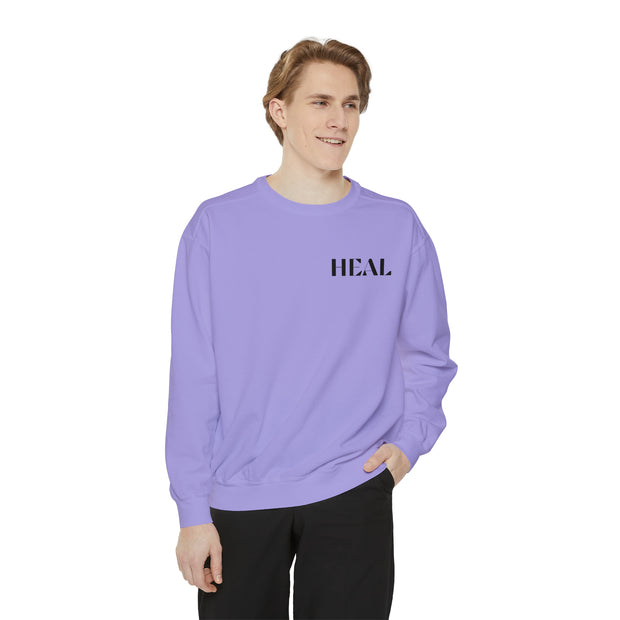 Heal Unisex Garment-Dyed Sweatshirt