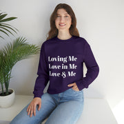 Loving, Love in, Love & Unisex Heavy Blend™ Crewneck Sweatshirt