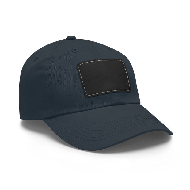 My Presence Dad Hat with Leather Patch (Rectangle)