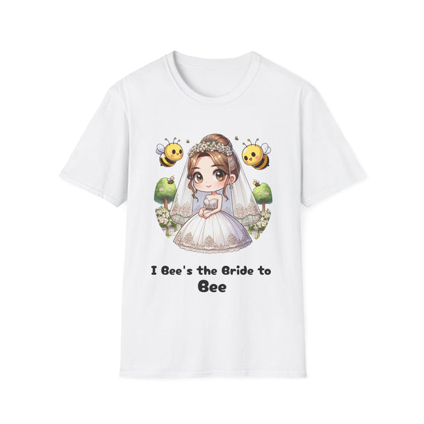 I Bee's the Bride to Bee Unisex Softstyle T-Shirt - Fun Wedding Theme Tee