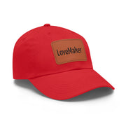 LoveMaker Dad Hat with Leather Patch (Rectangle)