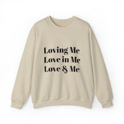 Loving, Love in, Love & Unisex Heavy Blend™ Crewneck Sweatshirt