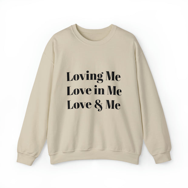 Loving, Love in, Love & Unisex Heavy Blend™ Crewneck Sweatshirt