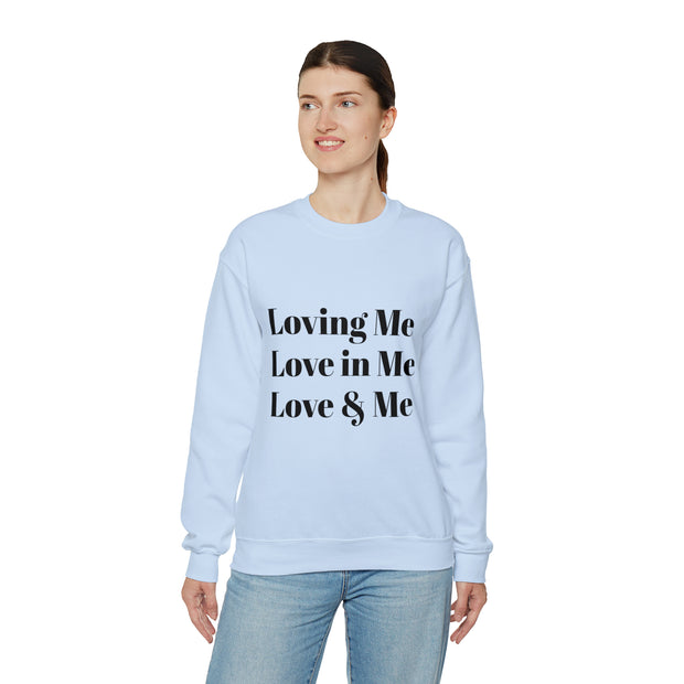 Loving, Love in, Love & Unisex Heavy Blend™ Crewneck Sweatshirt