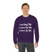 Loving, Love in, Love & Unisex Heavy Blend™ Crewneck Sweatshirt