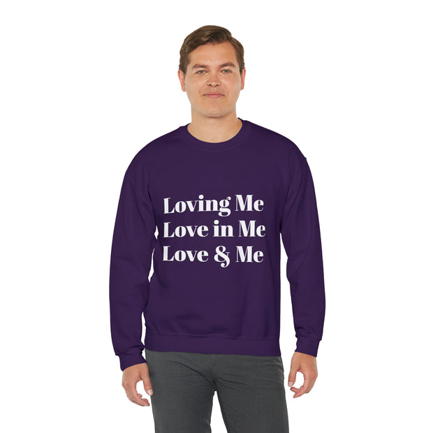 Loving, Love in, Love & Unisex Heavy Blend™ Crewneck Sweatshirt