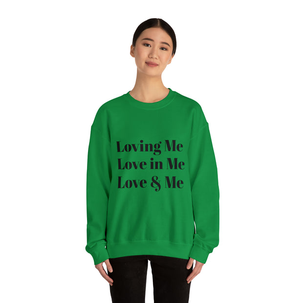 Loving, Love in, Love & Unisex Heavy Blend™ Crewneck Sweatshirt