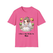 I Bee's the Bride to Bee Unisex Softstyle T-Shirt - Fun Wedding Theme Tee