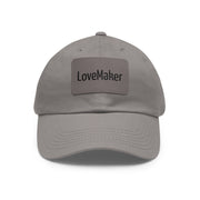 LoveMaker Dad Hat with Leather Patch (Rectangle)