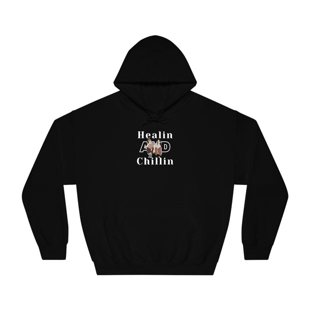 Healin and chillin Unisex DryBlend® Hooded Sweatshirt