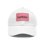 LoveMaker Dad Hat with Leather Patch (Rectangle)