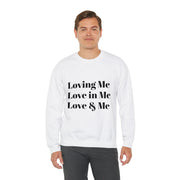 Loving, Love in, Love & Unisex Heavy Blend™ Crewneck Sweatshirt