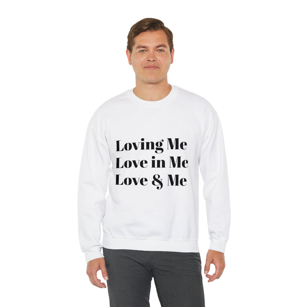 Loving, Love in, Love & Unisex Heavy Blend™ Crewneck Sweatshirt