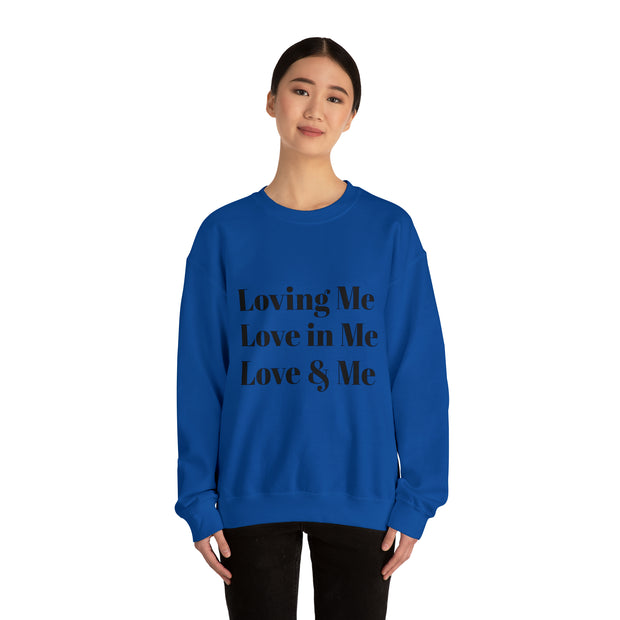 Loving, Love in, Love & Unisex Heavy Blend™ Crewneck Sweatshirt